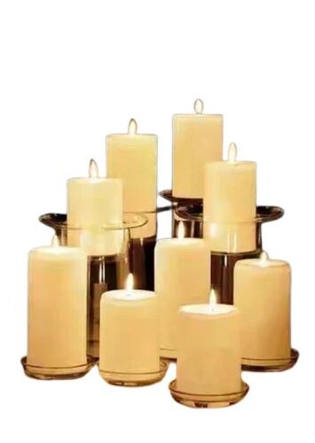 Pillar Candle - Eco-Friendly Non-Toxic Wax, Even Burning, Pleasant Fragrance, Decorative Appeal