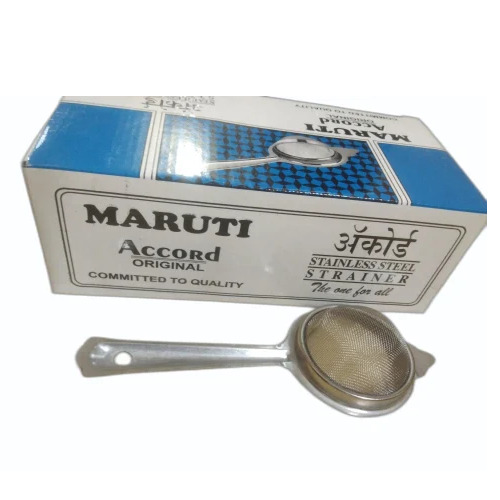 Polished Tea Strainers - Stainless Steel, 100 ML Capacity, Circular Shape , Corrosion Resistant with Chrome Finish, Ideal for Home and Hotel Use
