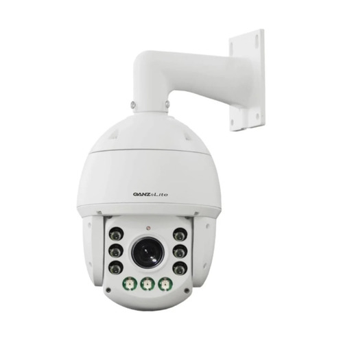 PTZ CCTV Camera - Plastic and Metal, Weather Proof, 2 MP IP Technology | 20-25m Range, 1920x1080 Max Resolution, Ideal for Hotels and Airports