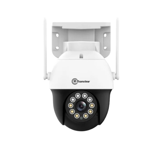 Ptz Dome Camera - 3 Mp Cmos Sensor, Weather Proof, White Plastic & Metal Design | 20-25m Range, 1920x1080 Resolution, 1 Year Warranty