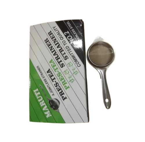 Rust Free Stainless Steel Tea Strainers - Circular Shape, 150 ML Capacity, Chrome Finish | Corrosion Resistant, Easy to Use for Hotel & Home