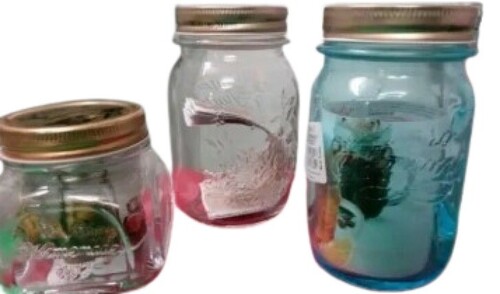 Screw Cap Glass Jar - Glass, Standard Size, Transparent | Leak and Crack Resistant, Lightweight, Timely Delivery