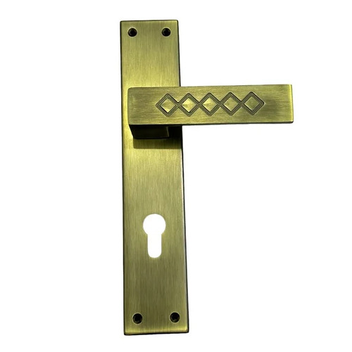 SS Golden Finish Mortise Door Handle