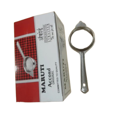 SS Mesh Tea Strainer - Circular Shape, 200 ML Capacity, Corrosion Resistant | Easy to Use for Hotel and Home Tea Straining