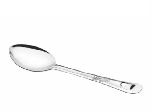 Stainless Steel Spoon - Standard Size, Glossy Silver Finish | Rust Resistant, Lightweight, Quality Tested for Eating and Serving