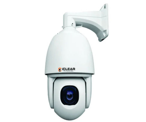 White PTZ CCTV Dome Camera