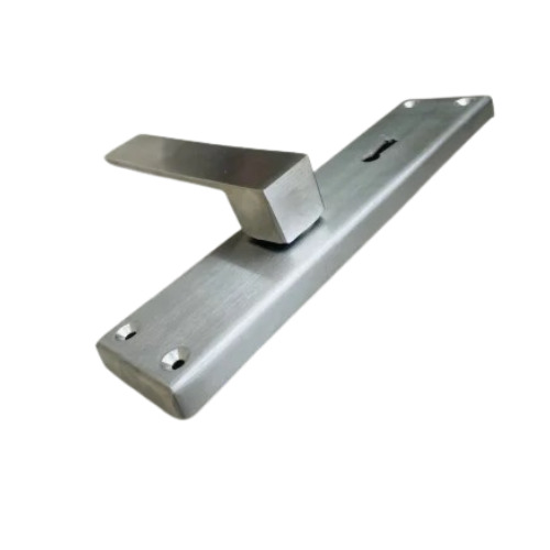 Mortise Door Lock Handle - Polished Stainless Steel 204Mm Length Corrosion Resistant Modern Style Suitable for Home and Office