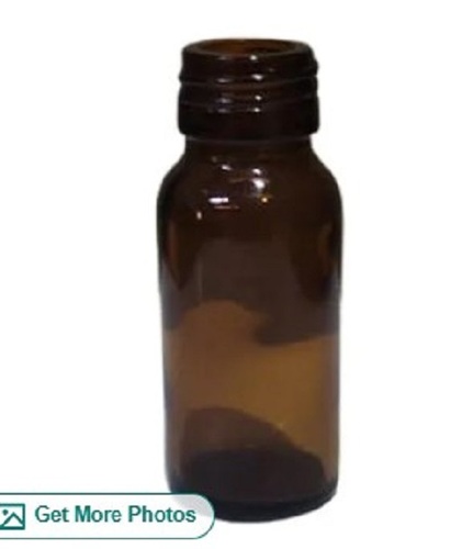 30ml Amber Glass Bottle - Glass, 30ml, Amber | Resistant to Leaks and Cracks, Industrial Use in Pharmaceuticals, Timely Delivery, Quality Tested