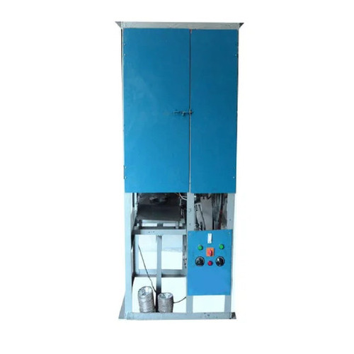 Fully Automatic Single Die Dona Machine - 80-180 GSM Paper, 4 to 12 Inch Size, Blue Color, 0.5 HP Motor, 800-1000 Pcs/Hr Production Rate