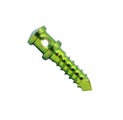 Imf Titanium Screw - 2 Mm Round, Blue Color | Medical Grade Implant, Ideal For Maxillofacial Surgery