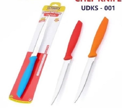 Kitchen Chef Knife - Stainless Steel, Various Sizes , Lightweight with Good Gripping in Multiple Colors, Tested for Quality Standards