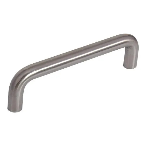 Polished Cabinet Door Handles - Stainless Steel, 12 Mm Size, Silver Color | Rust Free, Elegant C-shape, Ideal For Homes And Hotels