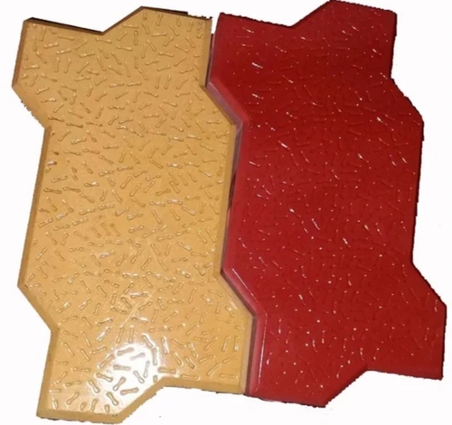 Roofing Paver Block - Fly Ash Block 80mm Thick | Lightweight Concrete, Solid Porosity, Yellow And Red Color, Fire Resistant, Eco-friendly Production, Thermal And Noise Insulation
