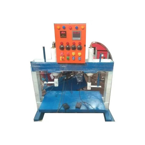 Semi Automatic Hydraulic Paper Plate Machine - 1200 Plates Per Hour Capacity, 12" Max Size, Color Coated Finish, Iron Material, Human Machine Interface Control