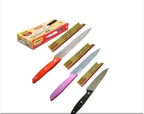 Stainless Steel Butcher Knives - Standard Size, Various Colors | Lightweight Design, Good Gripping for Efficient Cutting