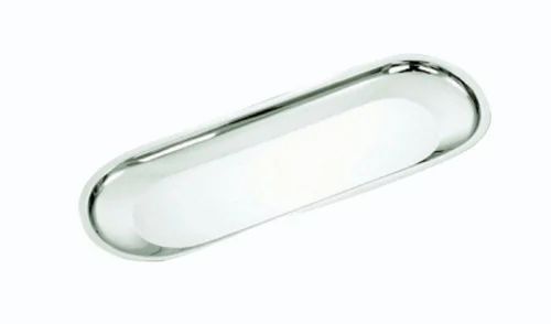 Stainless Steel Capsule Fish Tray - Stainless Steel, Standard Size, Silver Color | Long Lasting, Durable, Polished Finish with Plain Design