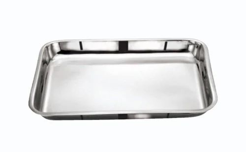 Stainless Steel Pan Parag Tray - Standard Size Silver Color | Long Lasting Durable Quality