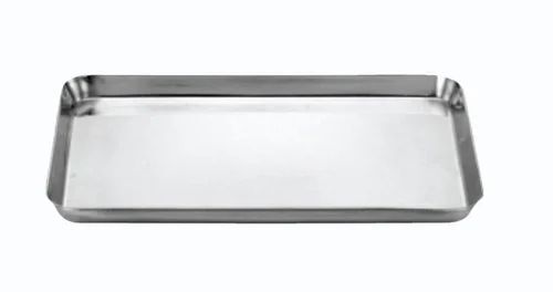 Stainless Steel Sandesh Tray - Stainless Steel, Standard Size, Silver | Long Lasting, Durable, Rectangular Design for Kitchen Use