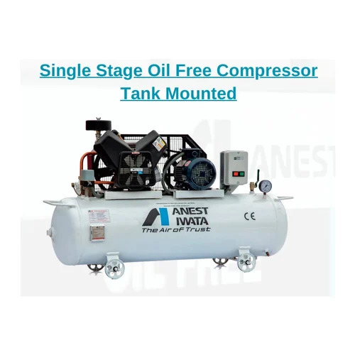 20 Hp Air Cooled Oil Free Reciprocating Duplex Air Compressor