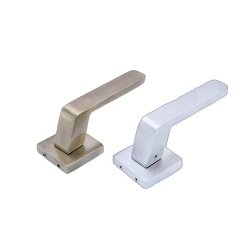 304 Stainless Steel Mortise Handle - Matte Finish, White Metallic Color | Premium Quality, Durable and Corrosion-Resistant Design for Doors