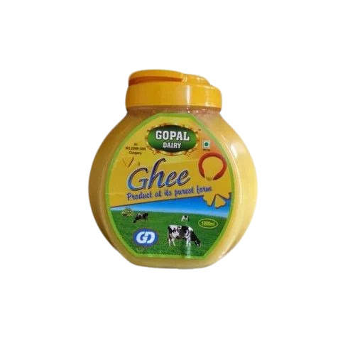 500ml Gopal Dairy Ghee - Plastic Jar, Fresh Quality, Yellow Color | Suitable for Adults, Children, and Old-Aged Consumers