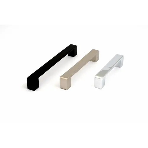 Stainless Steel Cabinet Handle - 96mm to 288mm, Chrome, Black, Gold Finish, Metal Pull Handle