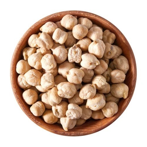 Organic Dried Chickpeas - Whole White Pulses, Hard Texture Benefiting Nutritional Excellence