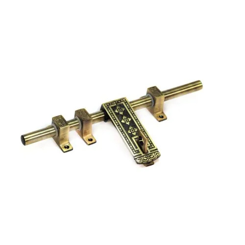 Engraved Brass Aldrop - 10 Inches, Polished Golden Finish | Elegant Design, Rust and Corrosion Resistant, Easy to Install