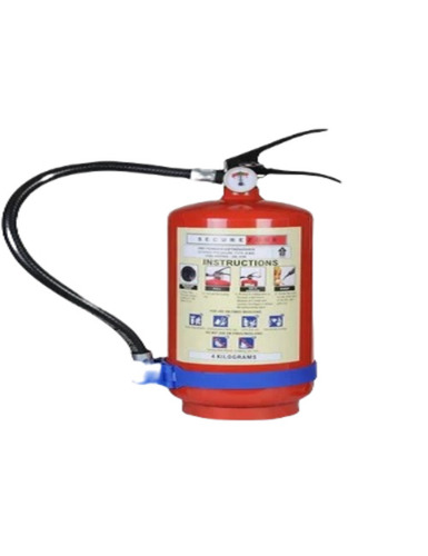 Fire Extinguisher - Mild Steel, High Pressure, Light Weight | -30 to +60 Temperature Range, Red Color, Ideal for Industrial Use