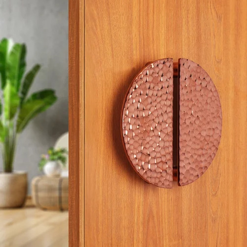 Half Round Door Handle - Mild Steel | Stylish Half-round Design, Comfortable Grip, Corrosion-resistant, Ideal For Modern Doors