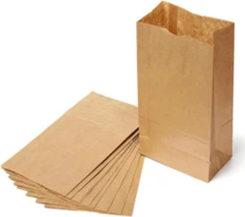 Kraft Paper Bags - Handmade, Brown Color | Biodegradable, Moisture Proof, Recyclable