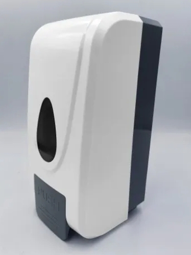 Manual Liquid Soap Dispenser - Rust Resistant Compact Size | Hygienic Operation Leak-Proof Design Non-Slip Base Refillable Reservoir Economical Solution Sleek Appearance