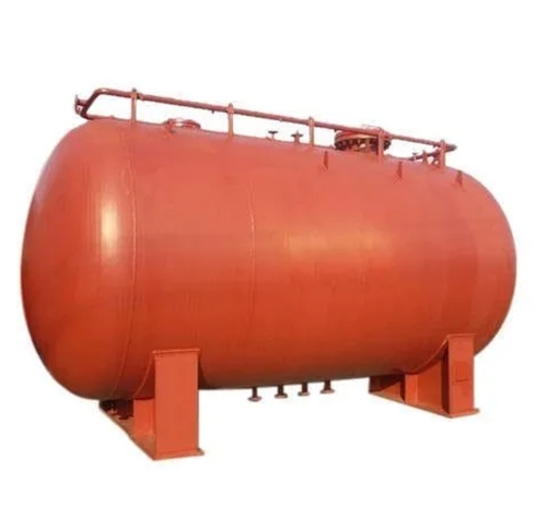 Mild Steel Storage Tank - 10000L, 8ft Height, Red Color | Sturdy, Corrosion Resistant, Customizable Design, Leak-Proof Welding, Pressure Resistant, Easy Maintenance, Long-Lasting Performance