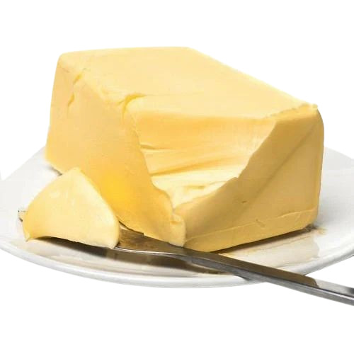 Natural Butter - 1 Kilogram Box, Yellow Color, Fat Content 0.1 Grams, Suitable for Adults, Children, and Elderly