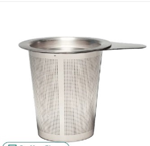 Silver Color Ss Tea Strainer - Stainless Steel, Standard Size | Lightweight, Rust Resistant, Easy to Use, Quality Tested for Home & Hospitality
