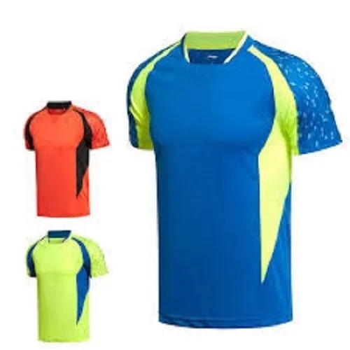 Sports Polyester T-Shirt - Multicolor, Stylish and Comfortable Design | Short Sleeves, O-Neck Collar, Printed Pattern for Active Men