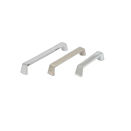 Stainless Steel Cabinet Handle - 96mm to 288mm Size, Sleek Chrome Finish, Ergonomic Design for Comfort