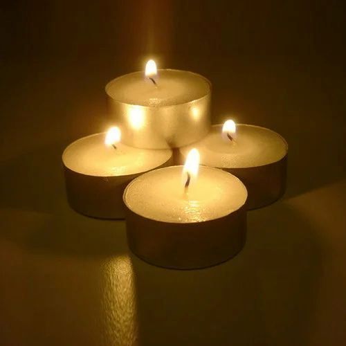 Tea Light Candles - Gel Wax, Packet of 10 Pieces | Perfect for Ambiance Lighting, Non-Drip Design, Eco-Friendly, Safe for Indoor Use