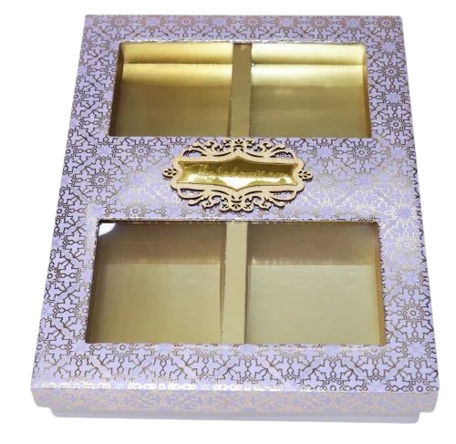 4 Compartments Dryfruit Box