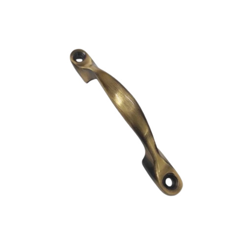 Cabinet Pull Handle - 6 Inch Rectangular Brass Design | Antique Finish, Golden Rust-Free Pull Handle for Home and Hotel Use