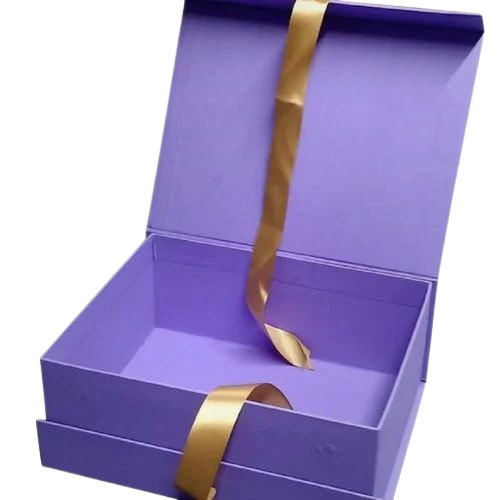 Blue Cardboard Gift Box