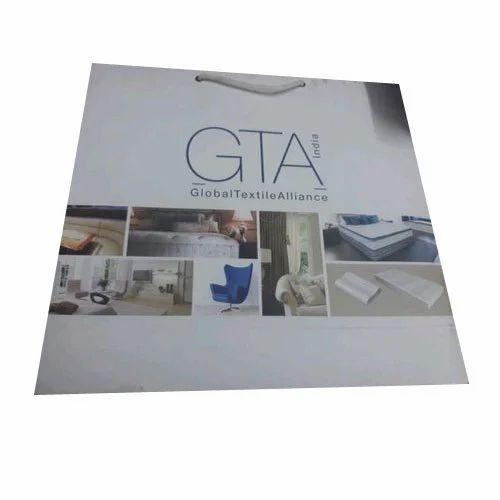 Duplex Paper Bag - 2-5 Kg Capacity, Printed Design with Biodegradable, Moisture Proof, Recyclable Features