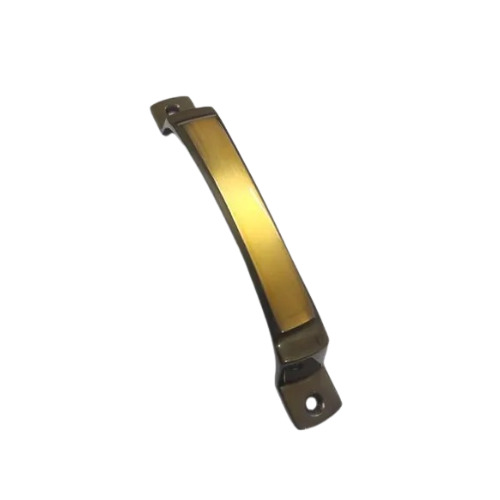 Golden Brass Wardrobe Cabinet Pull Handle - 6 Inch, Matte Finish | Rust Free, Rectangular Design, Ideal for Homes and Hotels