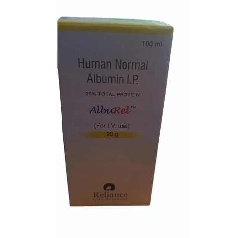 Human Albumin Injection - 20% Concentration | Safe Packaging, Accurate Composition, Longer Shelf Life