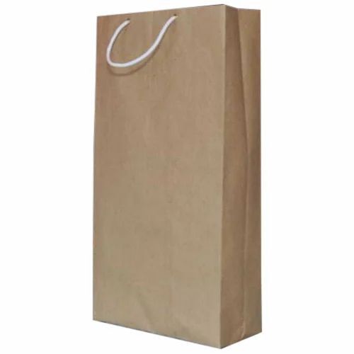 Long Carry Paper Bags - Color: Brown