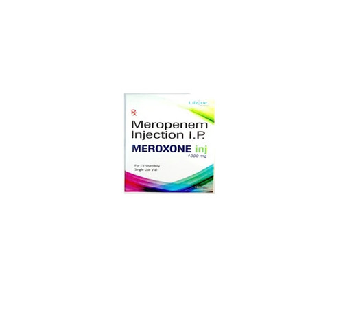 Meropenem Injection - 1gm Powder Form | Prescription-Only, Bacterial Infection Treatment, Anti-Infective, Suitable for Women and Aged Persons