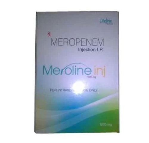 Meropenem Injection - 1000mg IV Anti Infective Treatment | Prescription Required, Powder Form, Suitable for Adults and Women