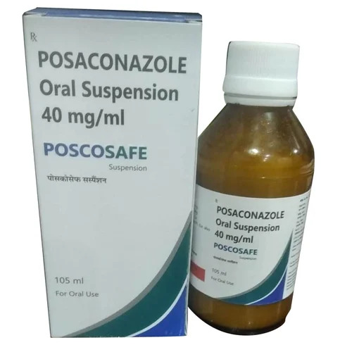 Posaconazole Oral Suspension - 105ml Liquid, Anti Infective Drug for Fungal Infection Prevention | Prescription Required, Packaged at 40mg/105ml, Store in Cool and Dry Place