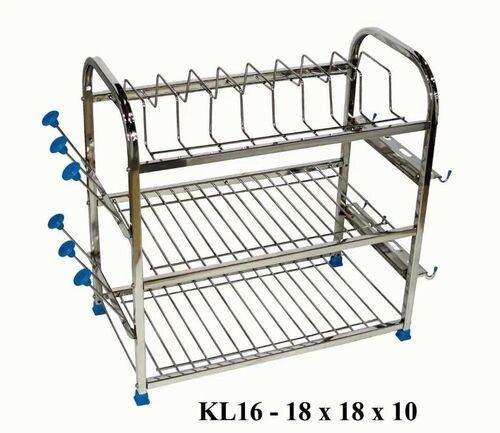 Rectangular Stainless Steel Ss Dish Racks - Height: 1 Foot (Ft)