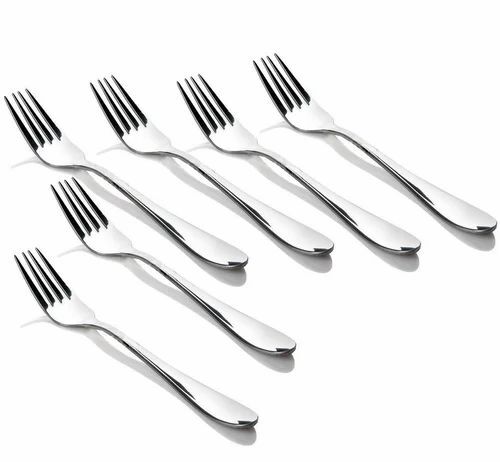 Silver Stainless Steel Fork Set